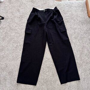 The Frankie Shop | Maesa pleated, woven cargo wide-leg pants
